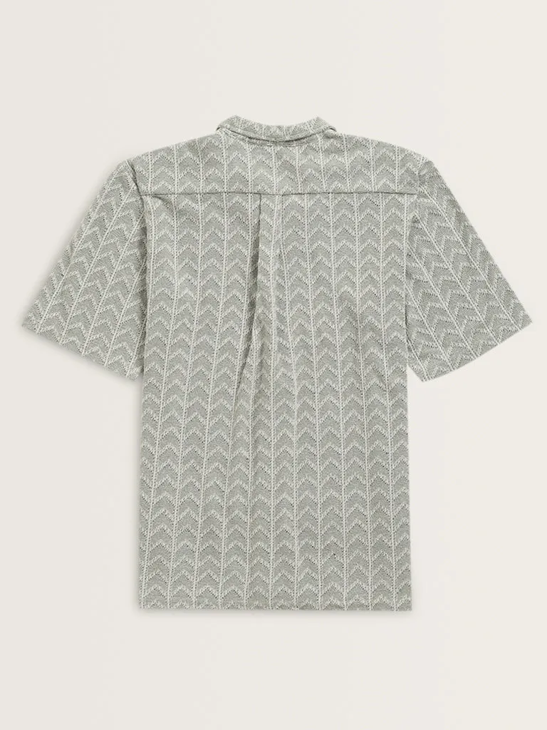 ETA Sage Knitted Relaxed-Fit Shirt