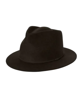 Felt Fedora Hayle- Brown Marble