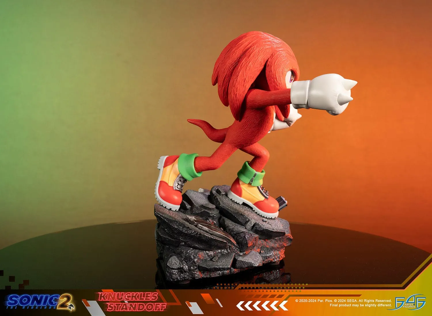 First 4 Figures Sonic the Hedgehog 2 Knuckles Standoff Statue