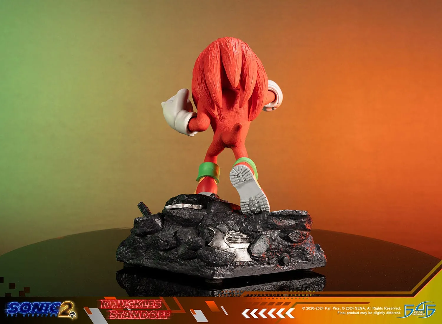 First 4 Figures Sonic the Hedgehog 2 Knuckles Standoff Statue