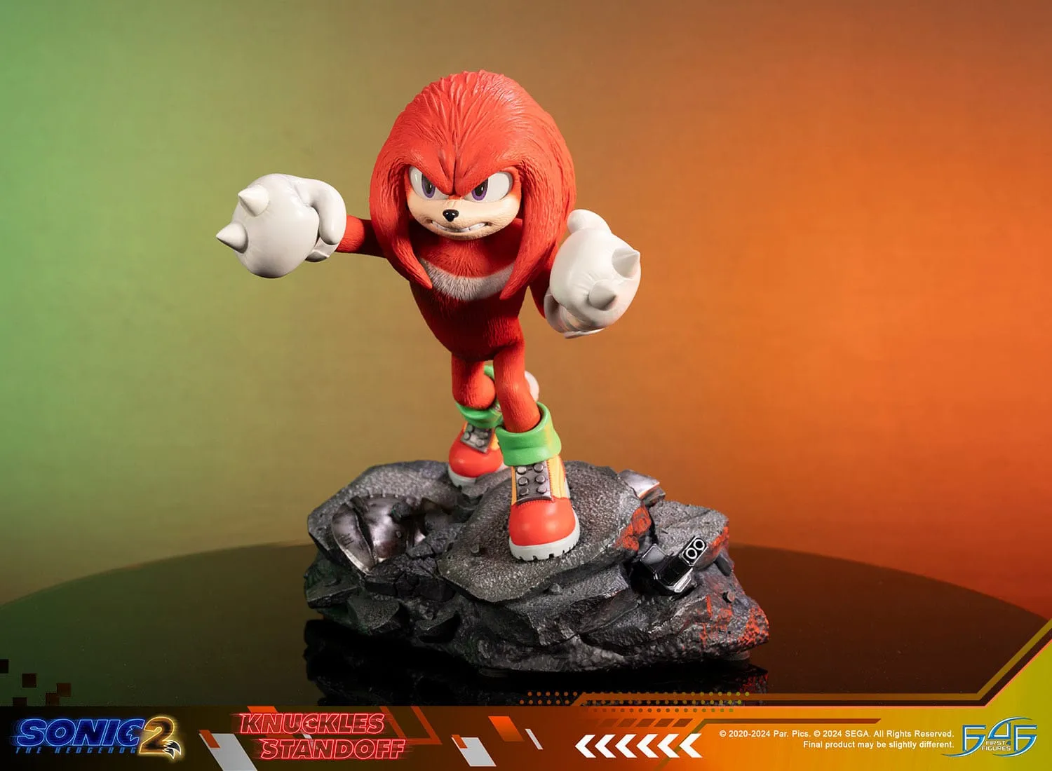 First 4 Figures Sonic the Hedgehog 2 Knuckles Standoff Statue