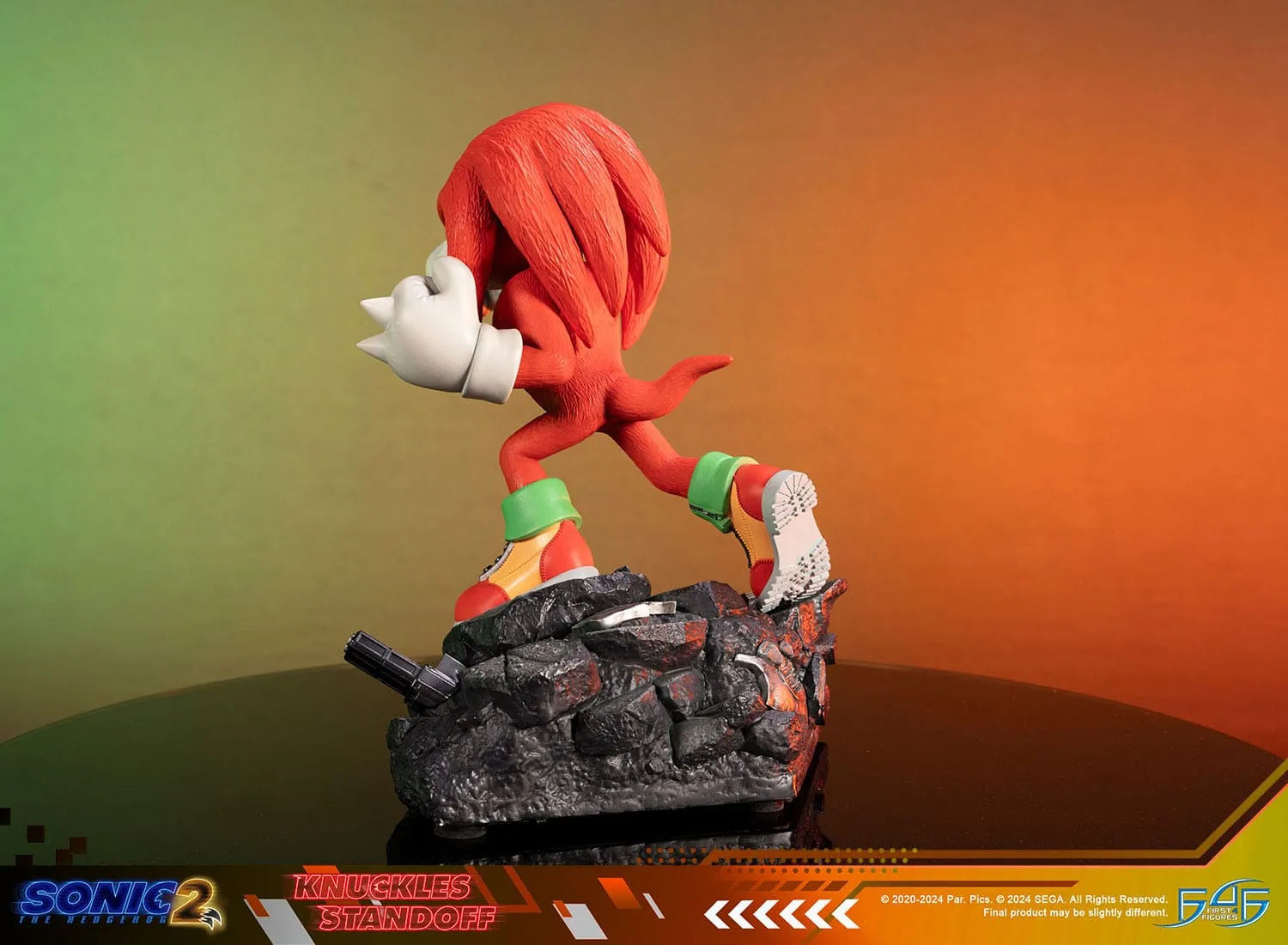 First 4 Figures Sonic the Hedgehog 2 Knuckles Standoff Statue