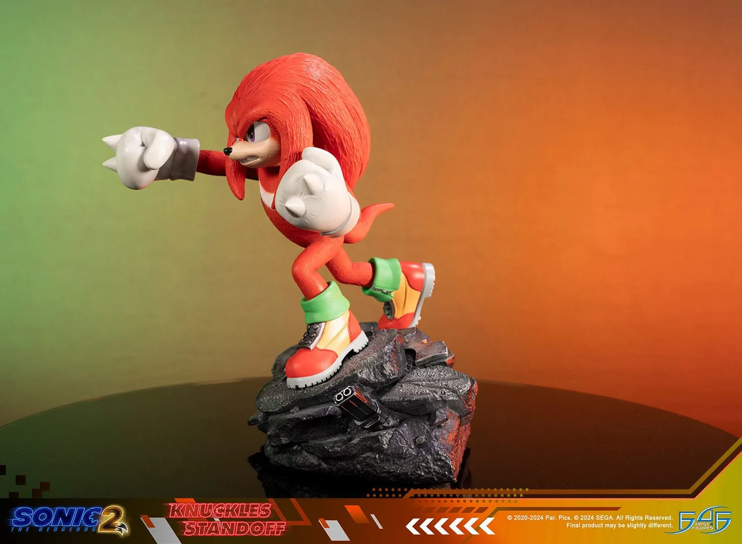 First 4 Figures Sonic the Hedgehog 2 Knuckles Standoff Statue