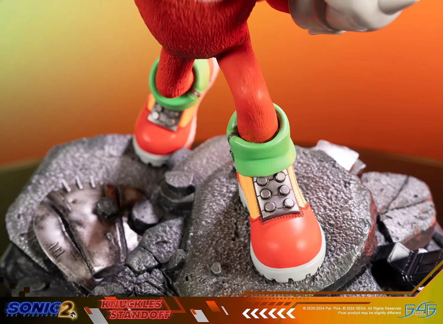 First 4 Figures Sonic the Hedgehog 2 Knuckles Standoff Statue