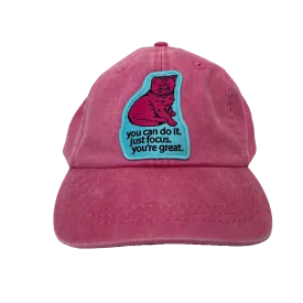 Focus Cat Cap - Pink