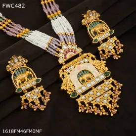 Freemen Elephant Handmade antique with earring for women long set - FWC482