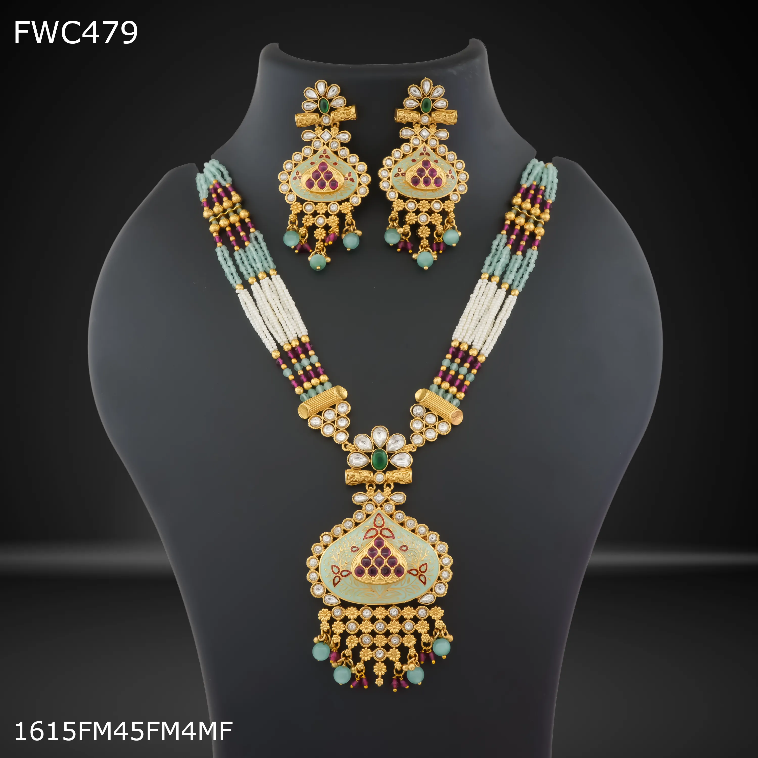 Freemen Green Handmade antique with earring for women - FWC479