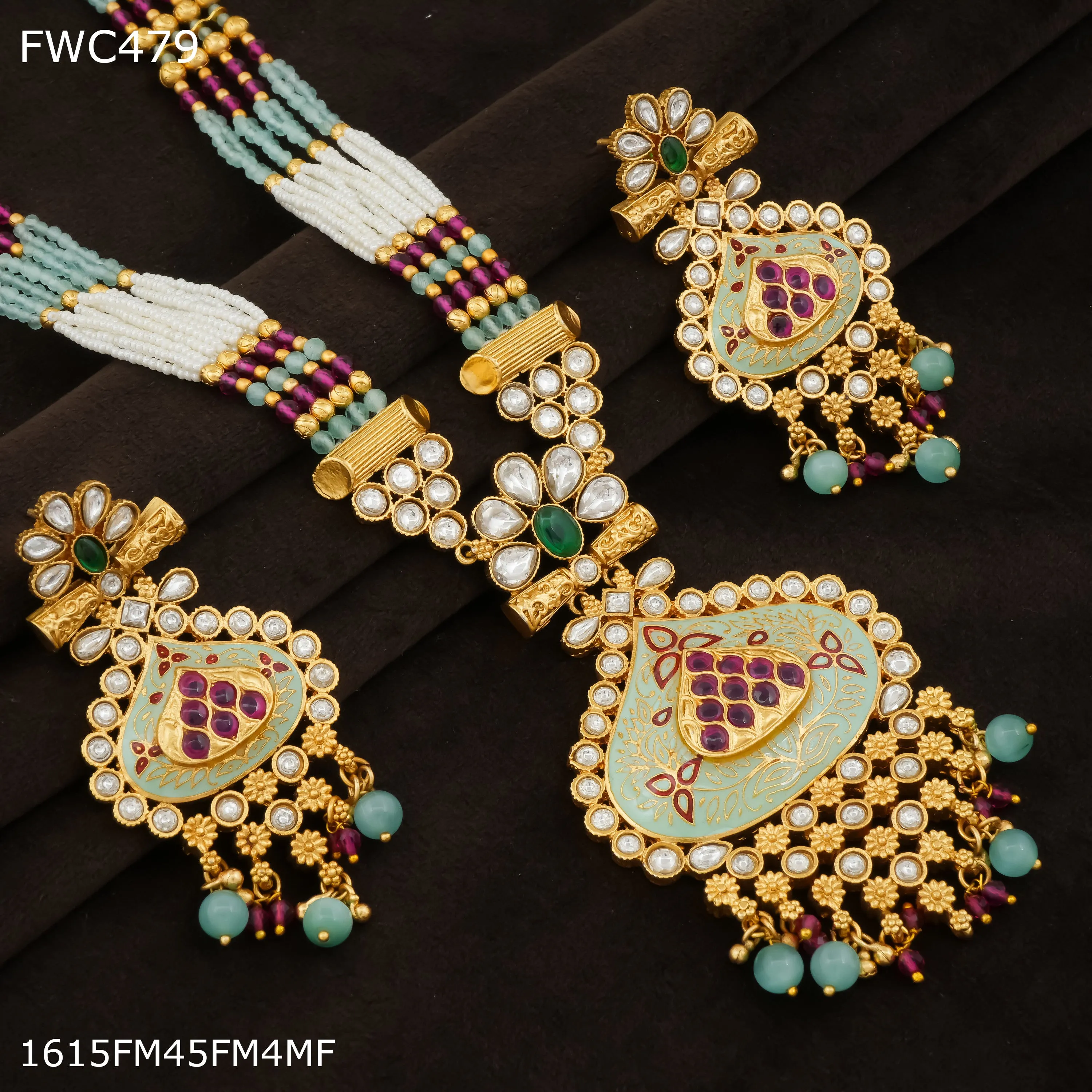 Freemen Green Handmade antique with earring for women - FWC479