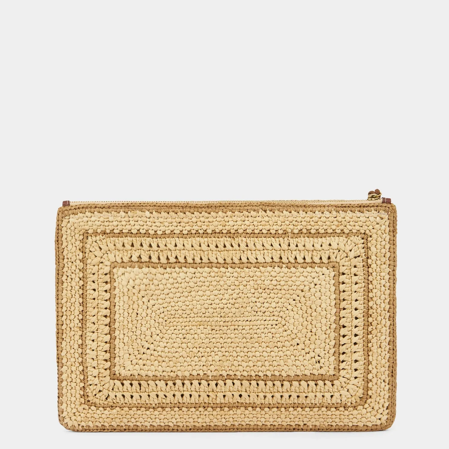 Georgiana Raffia Bow Clutch