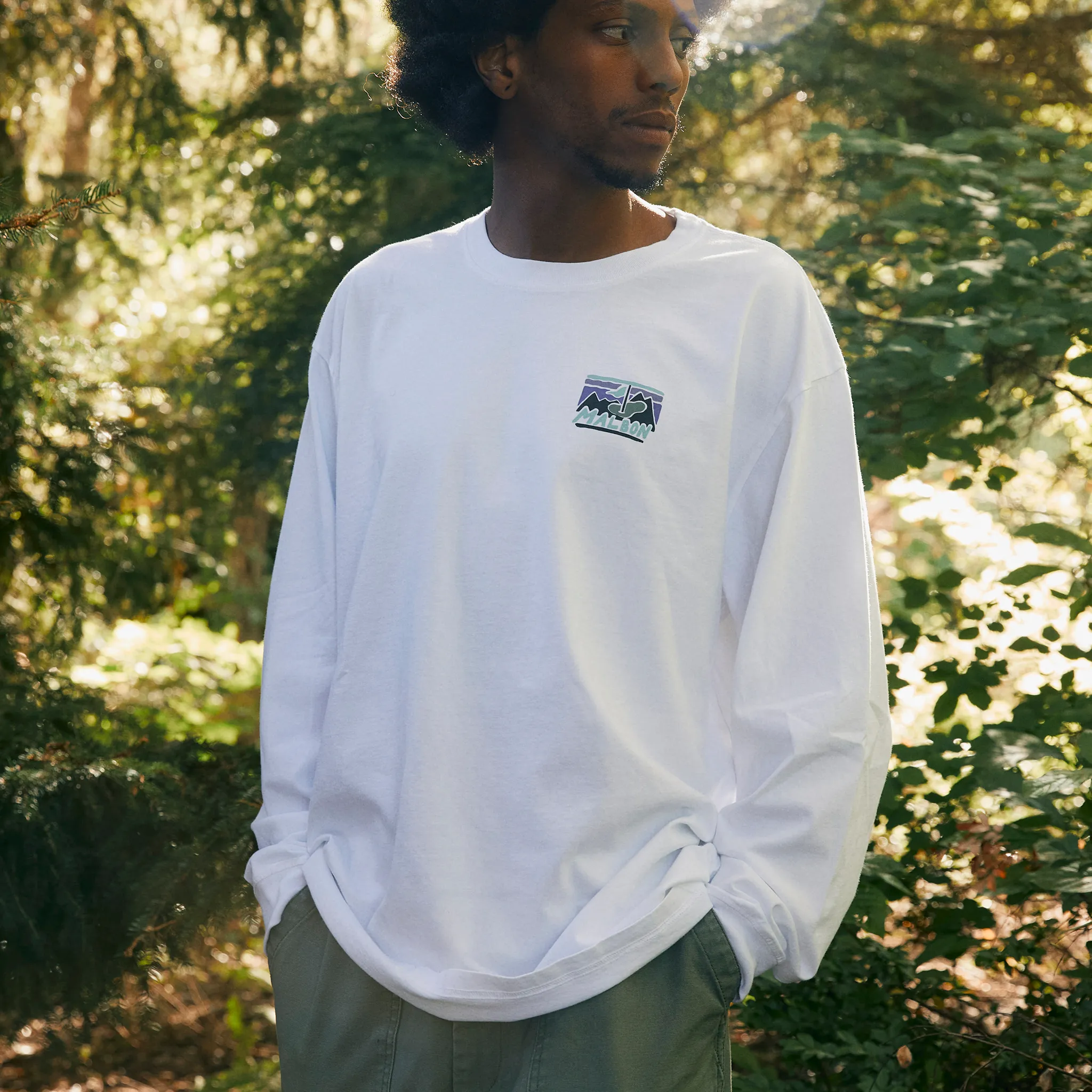 Glacier Buckets LS Tee