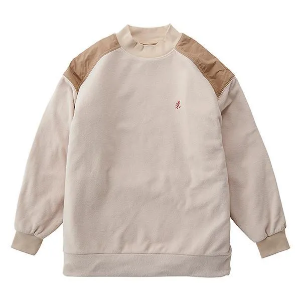 Gramicci Fleece Turtle Neck Sweatshirt Ivory