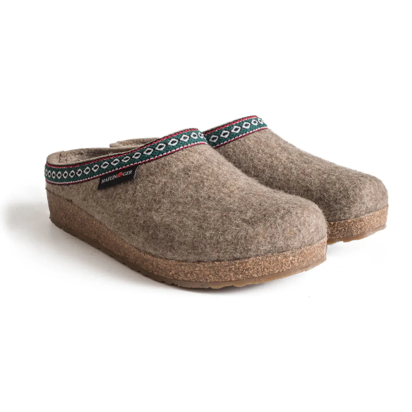 Haflinger GZ Wool Clog - Earth