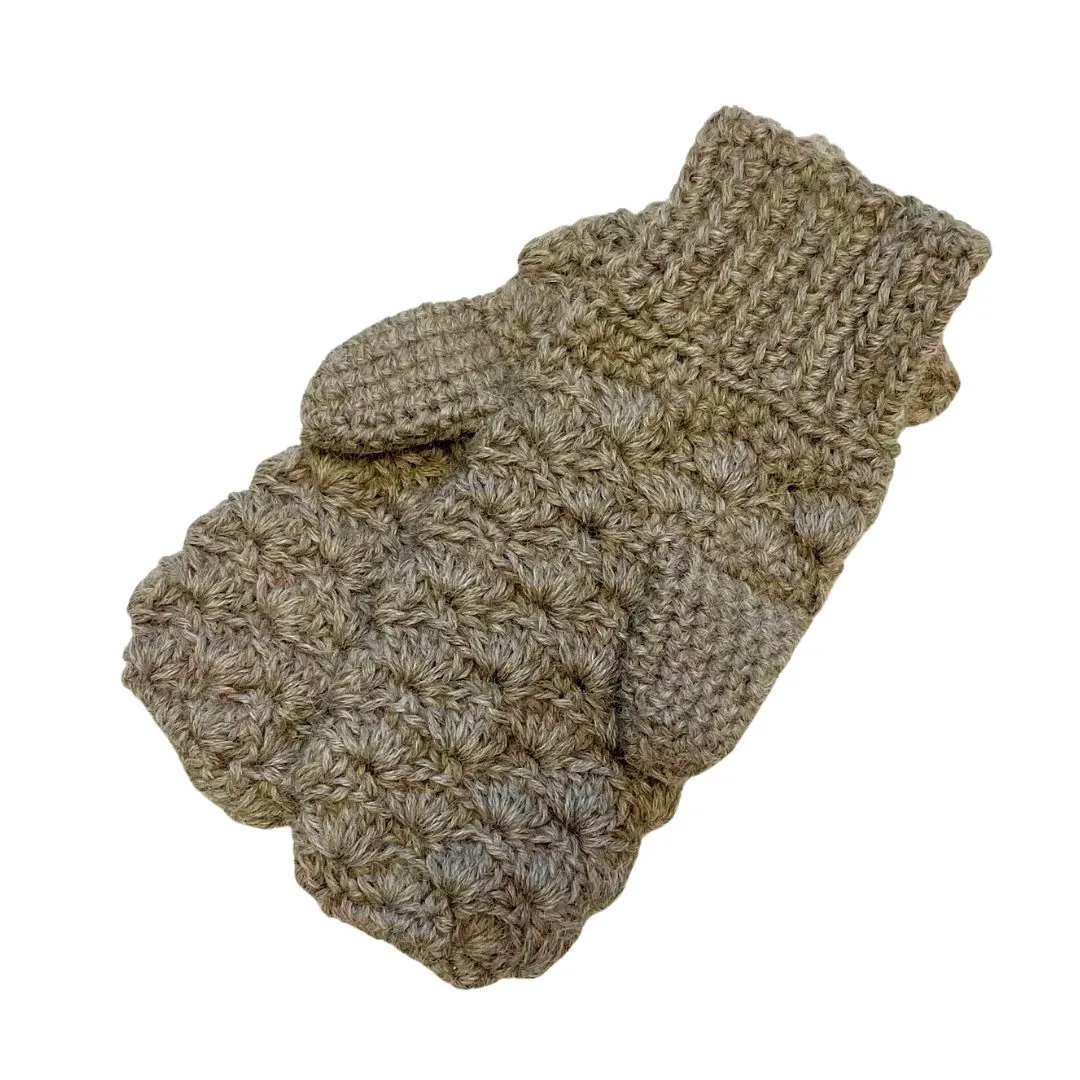 Handmade Scallop Mittens