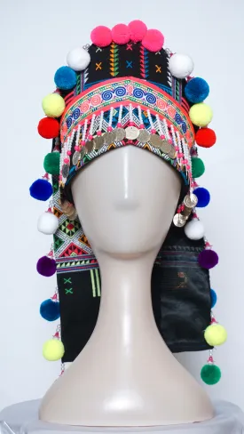 *Hmong Txaij Hat (23"-24")