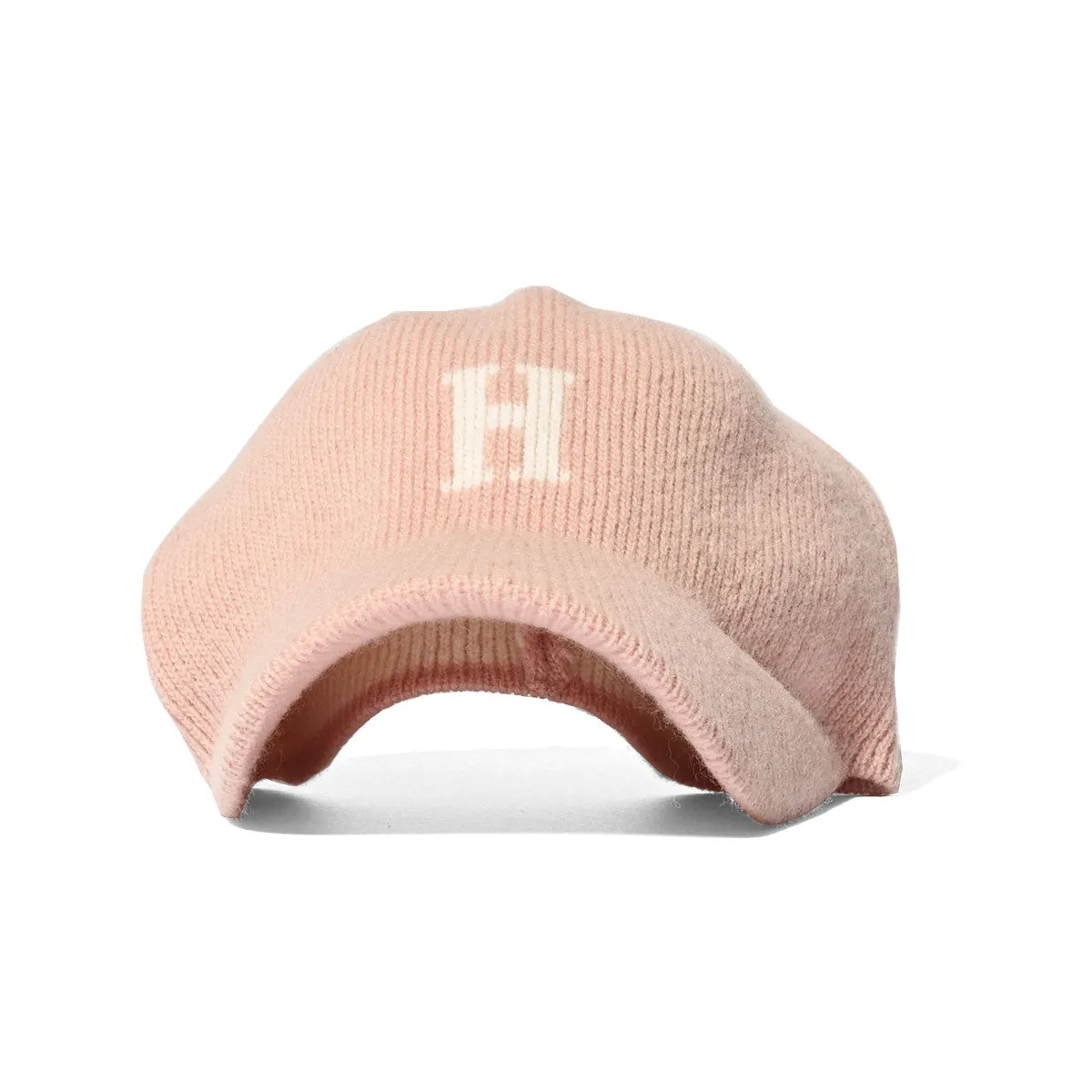 HOMEGAME - H LOGO KNIT Baseball Cap PINK