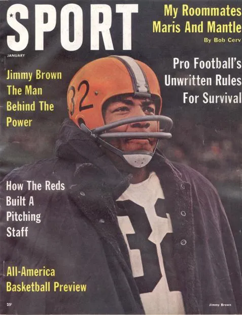 January 1962 SPORT Cover (Jim Brown, Cleveland Browns)