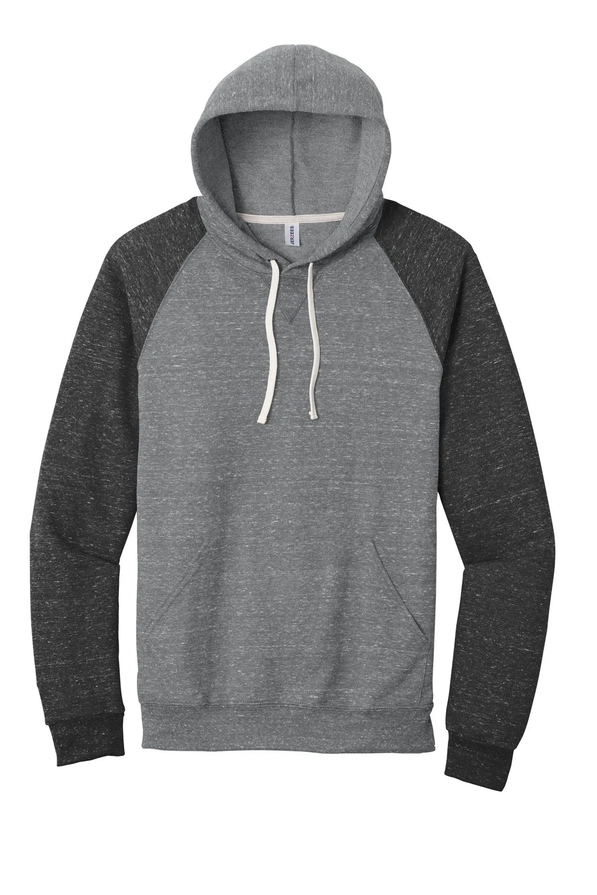 Jerzees Snow Heather French Terry Raglan Hoodie 90M