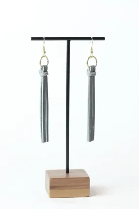 Leather Tassel Earrings