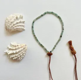 Lena Skadegard | Emerald Unknotted Tassel Bracelet