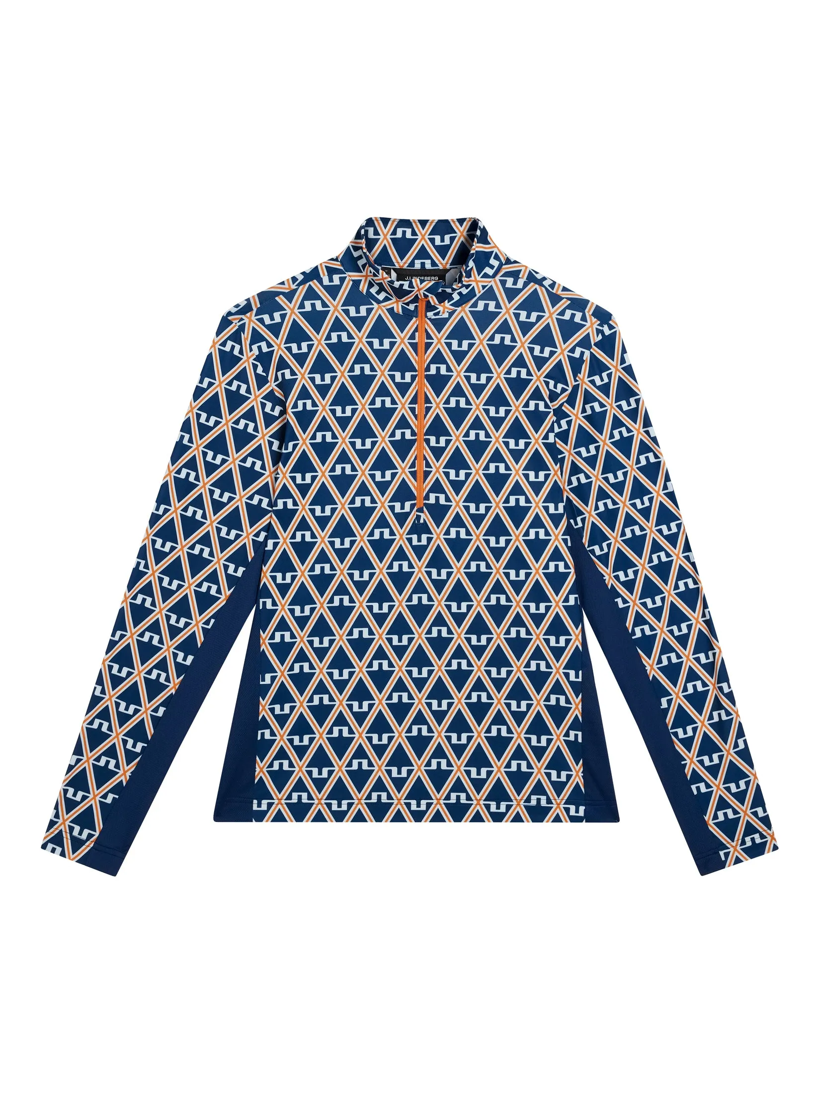 Luke Print Half Zip Mid Layer