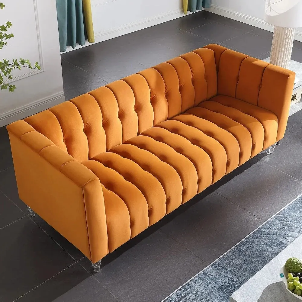 Macro Unline Sofa Set in Suede