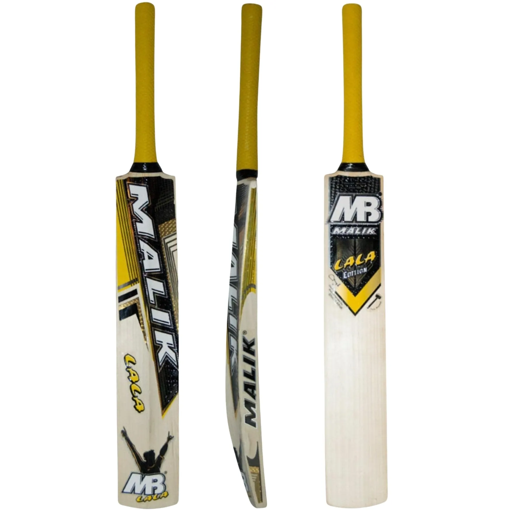 MB Malik Cricket Bat Lala Gold Edition