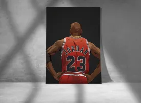 Michael Jordan Custom Poster. Michael Jodan Rolls, Custom Sport, Home decor, Wall Hanging