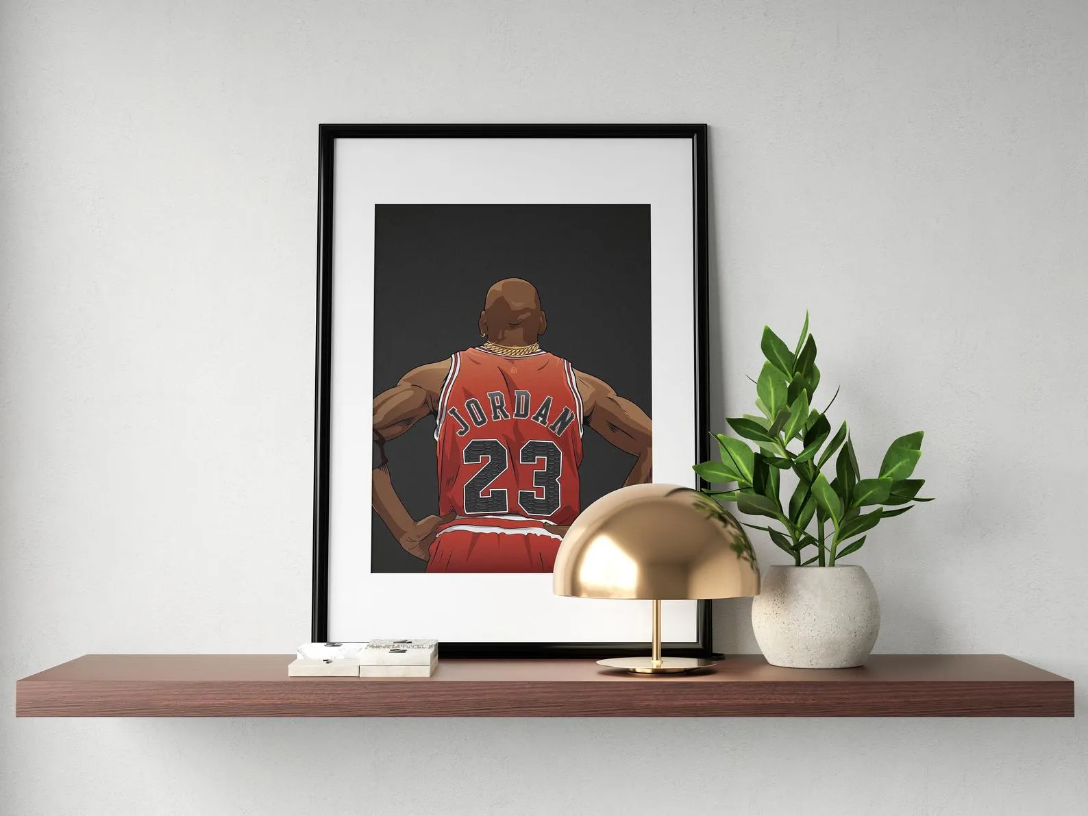 Michael Jordan Custom Poster. Michael Jodan Rolls, Custom Sport, Home decor, Wall Hanging