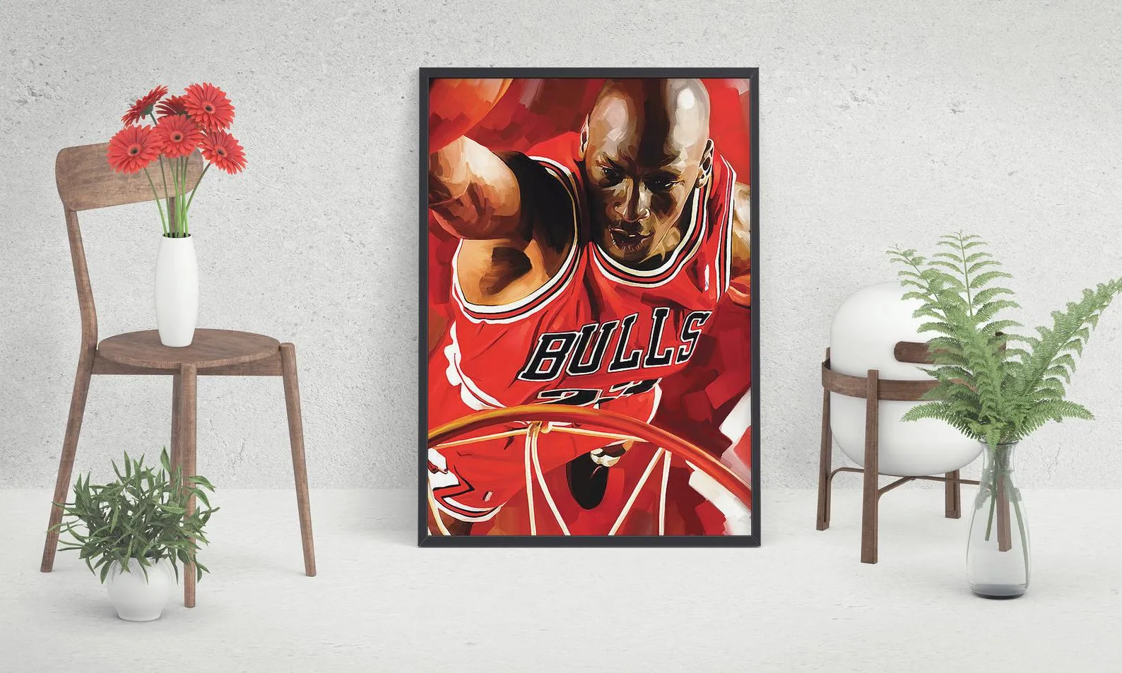 Michael Jordan Custom Poster. Michael Jodan Rolls, Custom Sport, Home decor, Wall Hanging