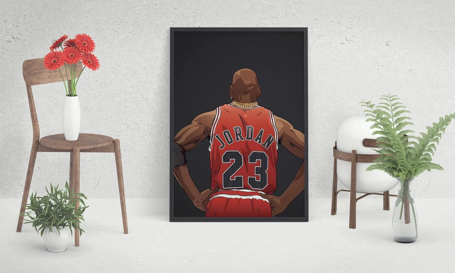 Michael Jordan Custom Poster. Michael Jodan Rolls, Custom Sport, Home decor, Wall Hanging