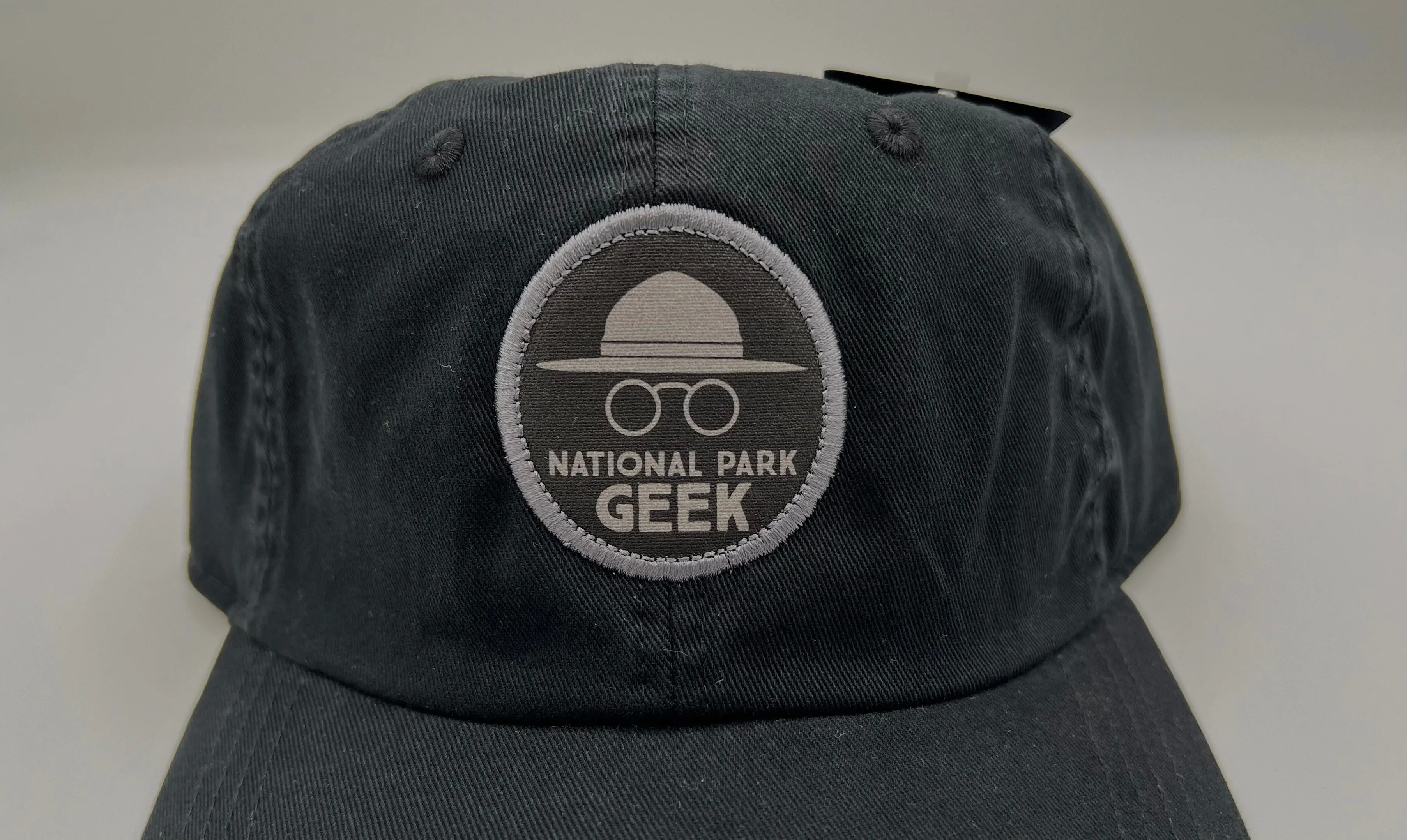 National Park Geek Black Hat with NPG Logo patch (Shipping NOT included - US shipping via USPS only)