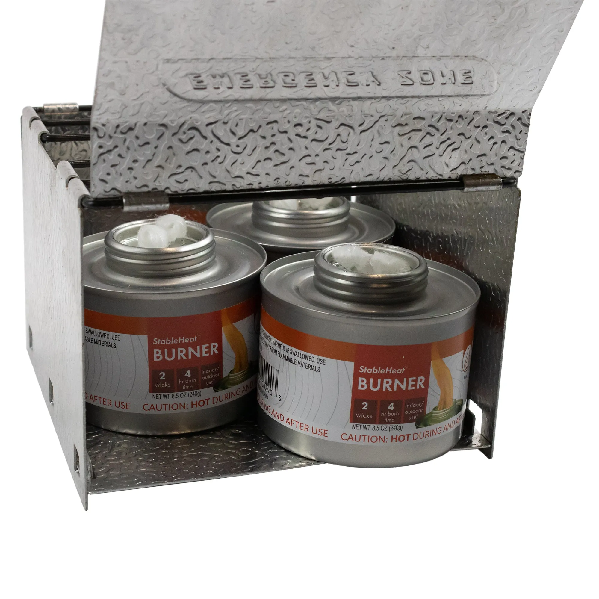 New & Improved Premium StableHeat Burner Fuel & Stove Set