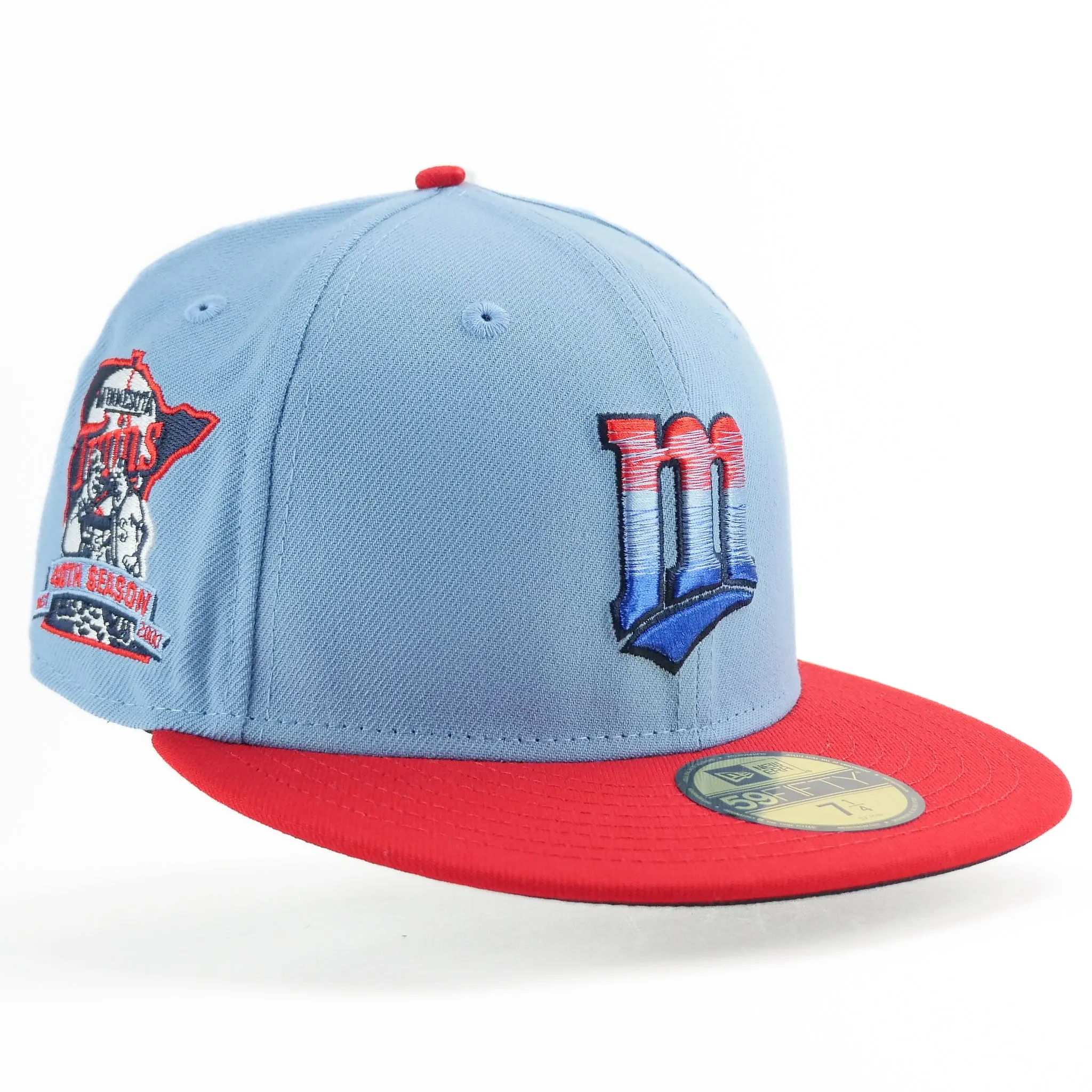 New Era Custom Exclusive Fitted Minnesota Twins 40th Anniversary Metallic Blend