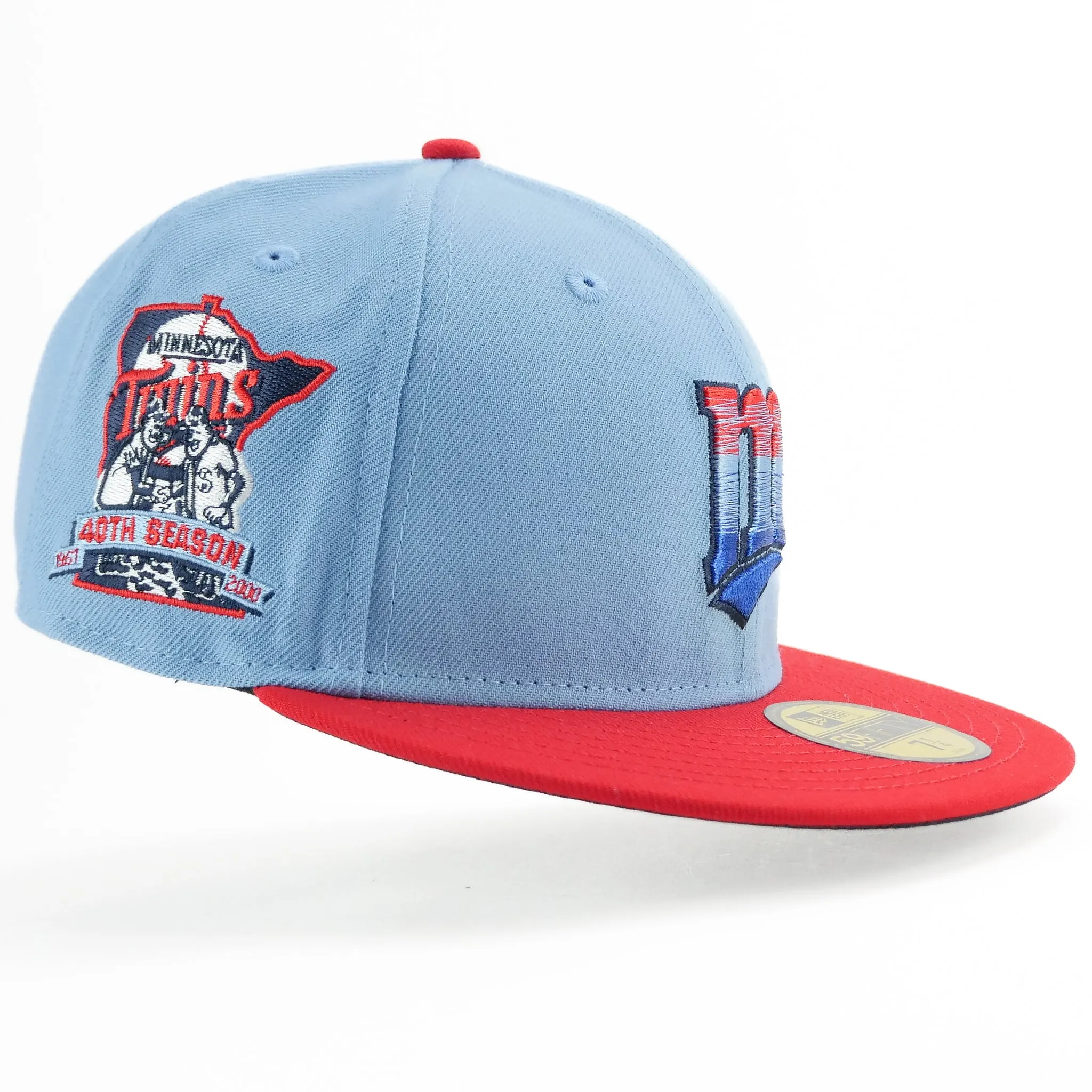 New Era Custom Exclusive Fitted Minnesota Twins 40th Anniversary Metallic Blend