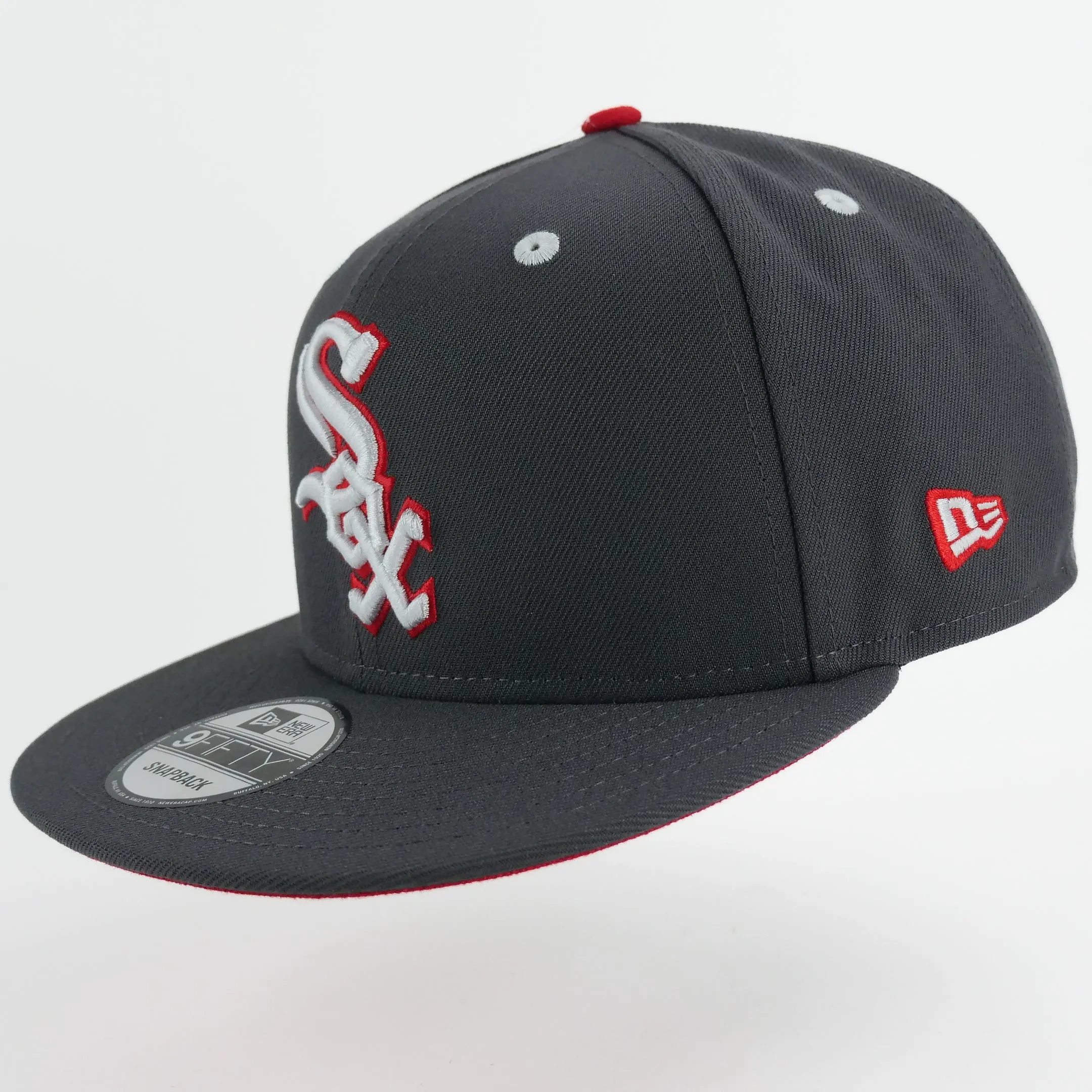 New Era Custom Exclusive Snap Back 950 (Stealth Grey) Chicago White Sox 2003 All Star Game Patch