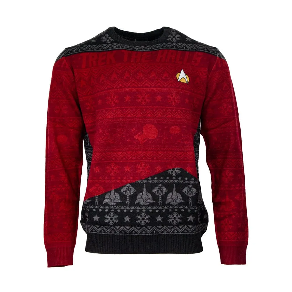 Official Star Trek ‘Trek The Halls’ Christmas Jumper / Ugly Sweater