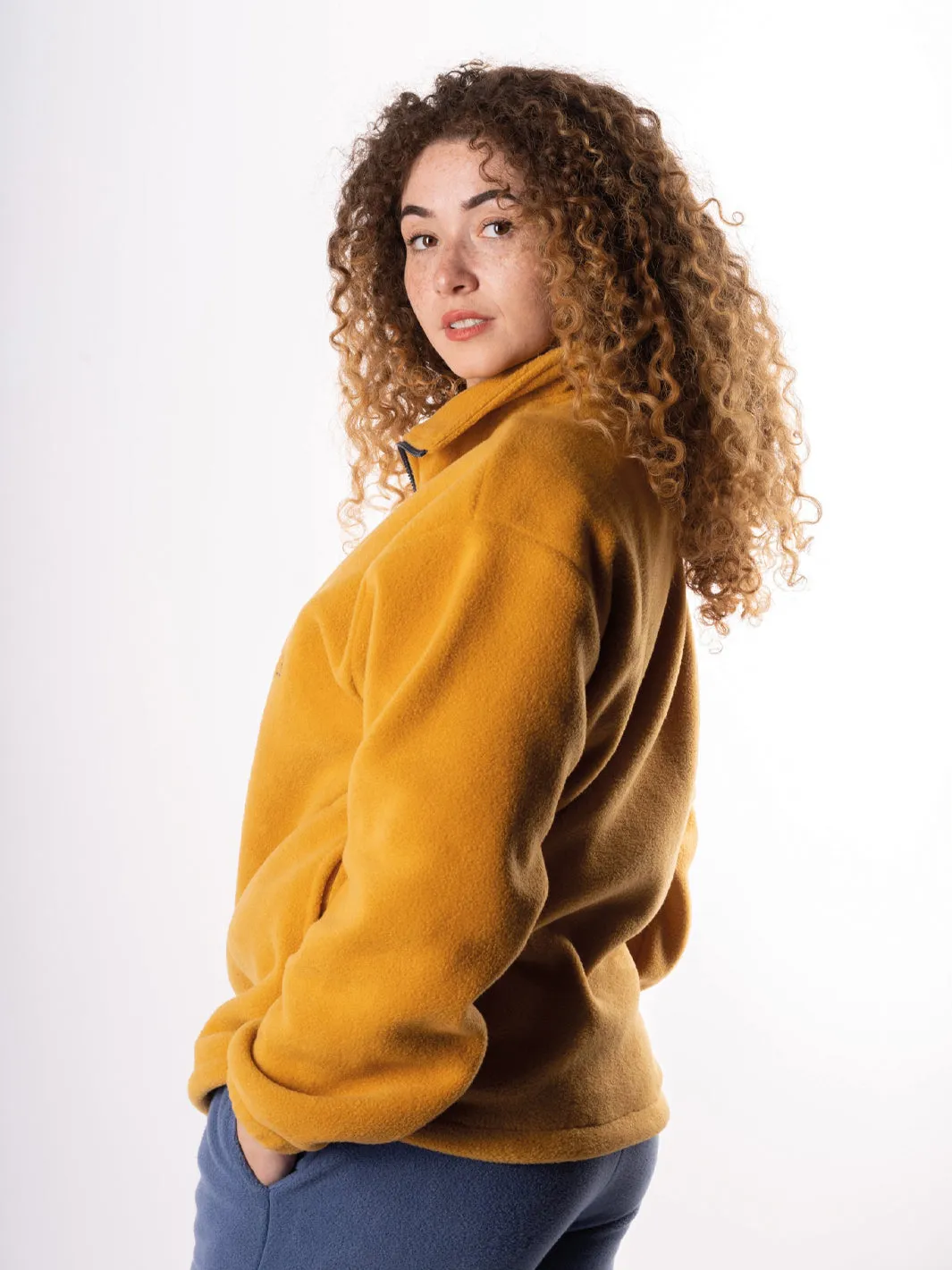 OG 1/4 Zip Fleece Mustard