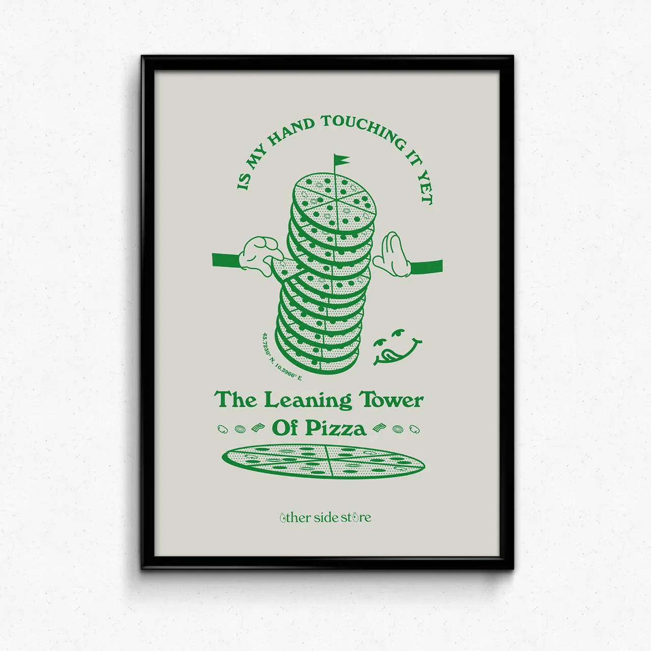 Other Side Store 'Leaning Tower' Art Print