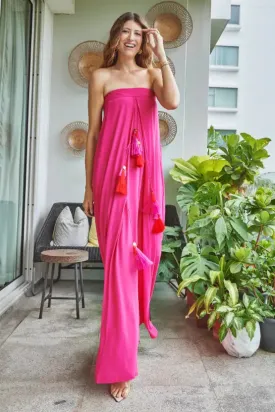 Pink Tassel Jumpsuit