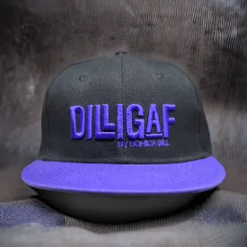 Purple Bohica Signature Flat Brim/Snap Back Hat