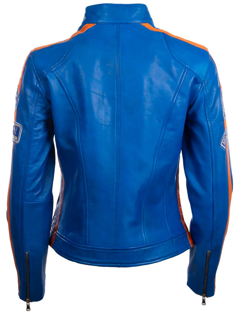 QOOC Women's Racing Biker - Electric Blue