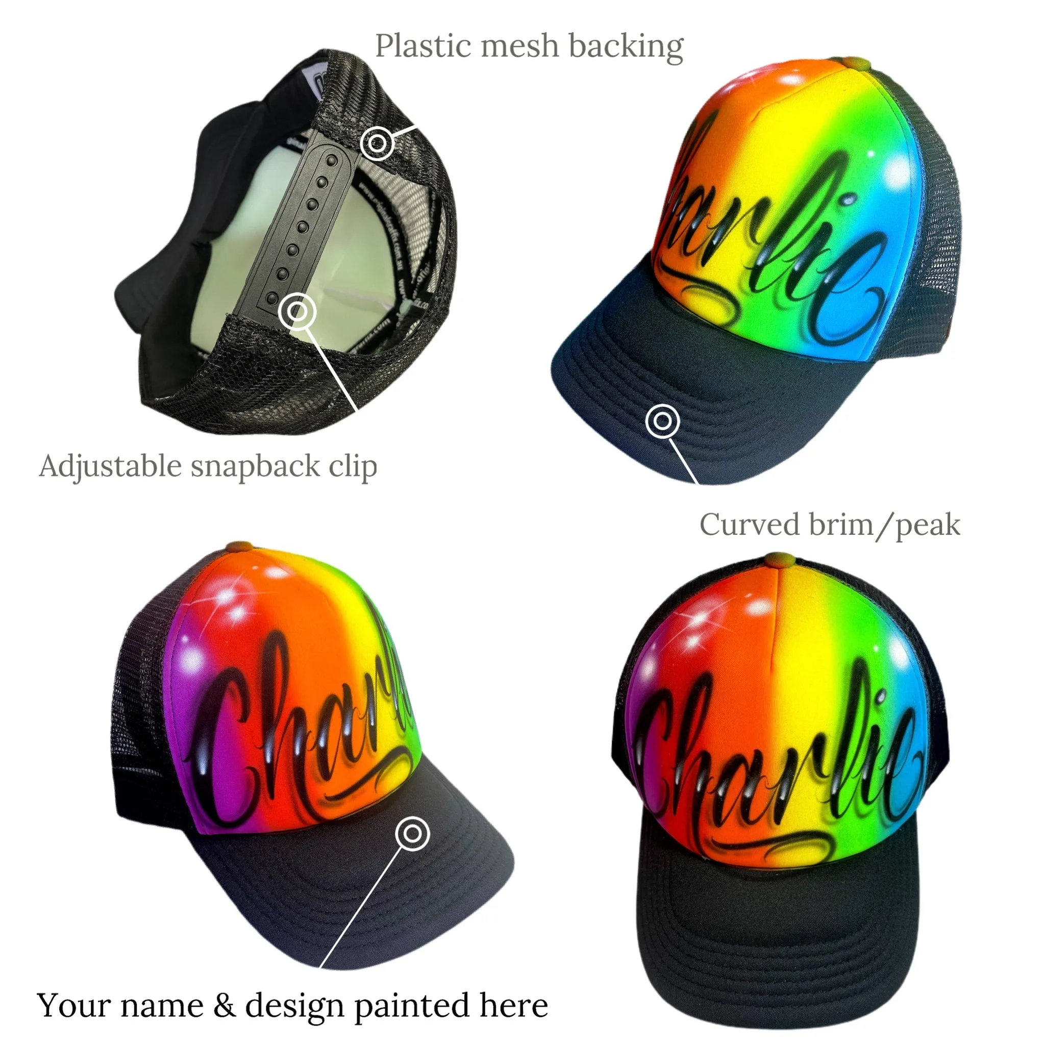 Rainbow Style Trucker  (7)