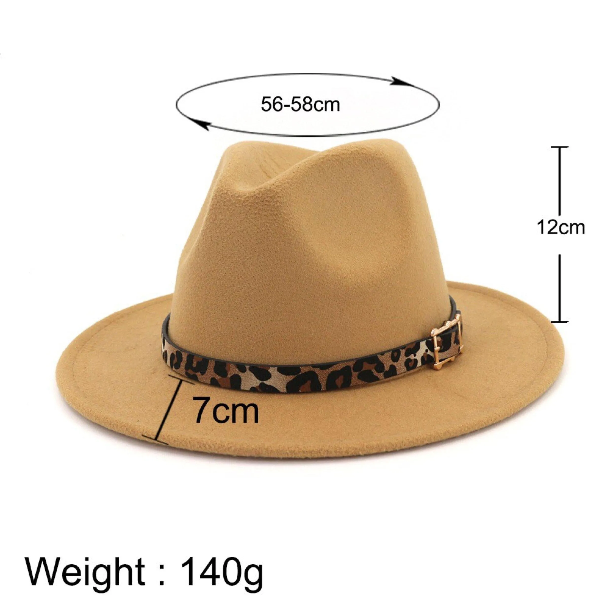 Ready to Ship | Wide Brim Fedora Hat