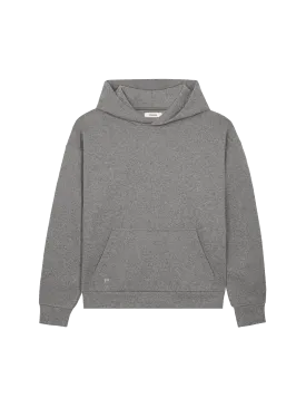 Recycled Wool Jersey Hoodie—volcanic grey