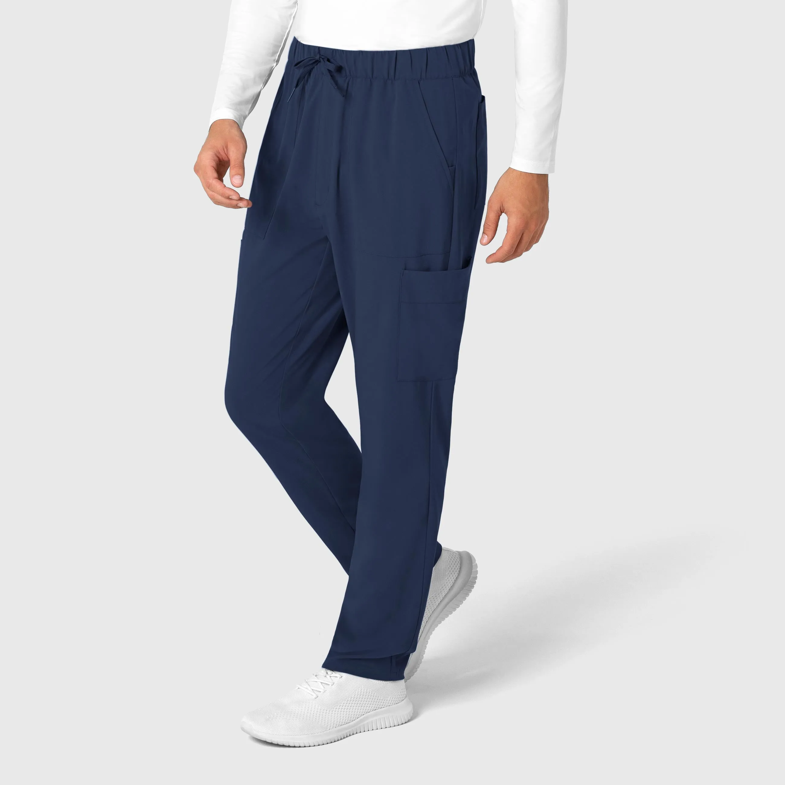 RENEW Men's Tapered Scrub Pant - Navy