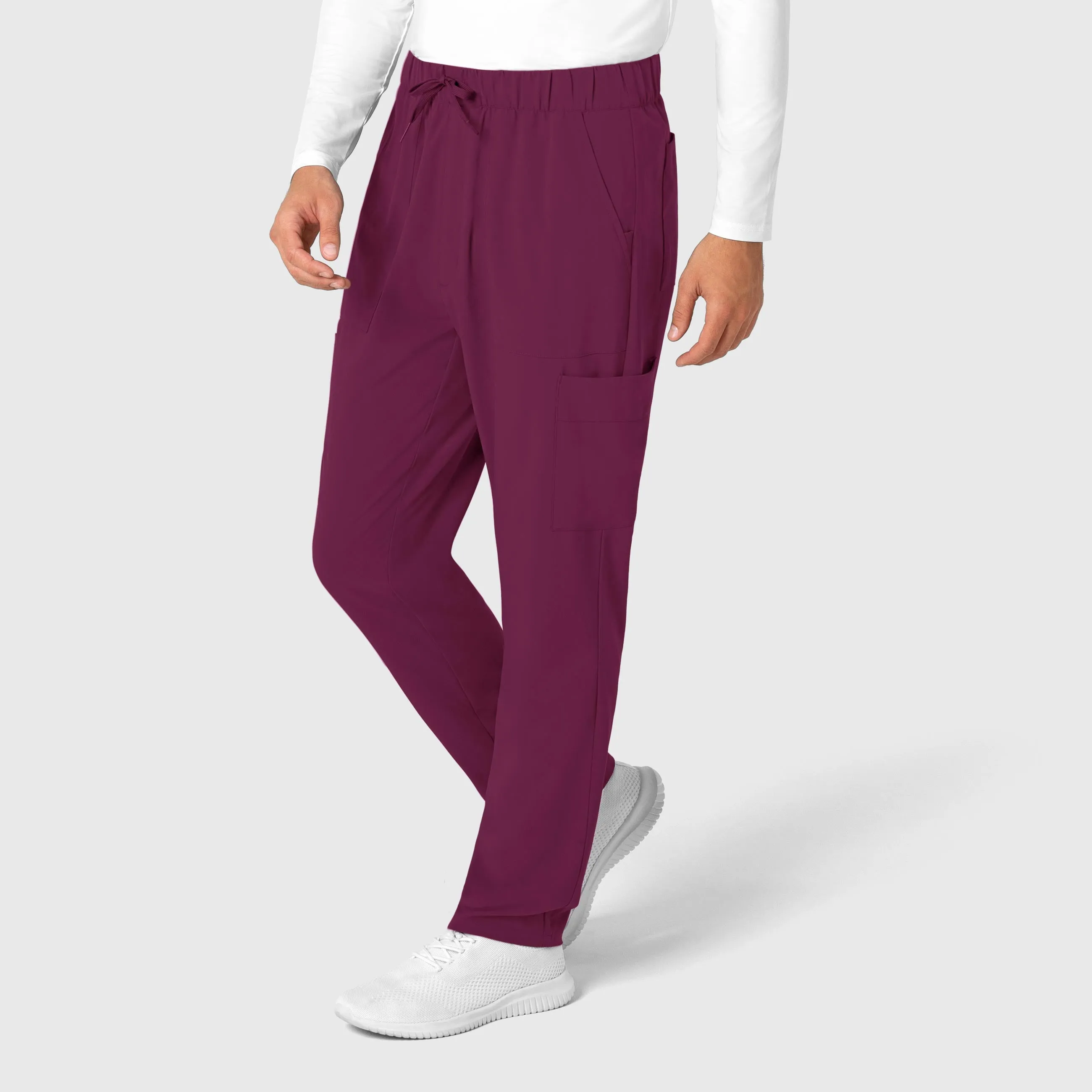 RENEW Men's Tapered Scrub Pant - Wine