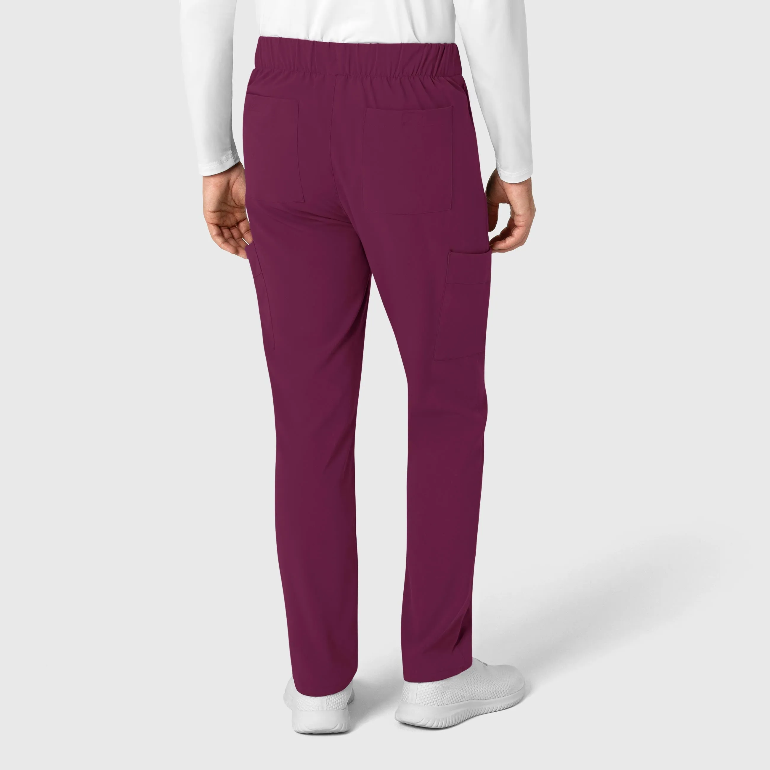 RENEW Men's Tapered Scrub Pant - Wine