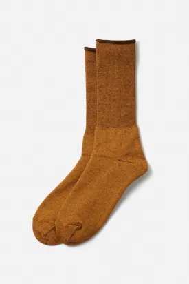 RoToTo City Socks / Yellow Brown