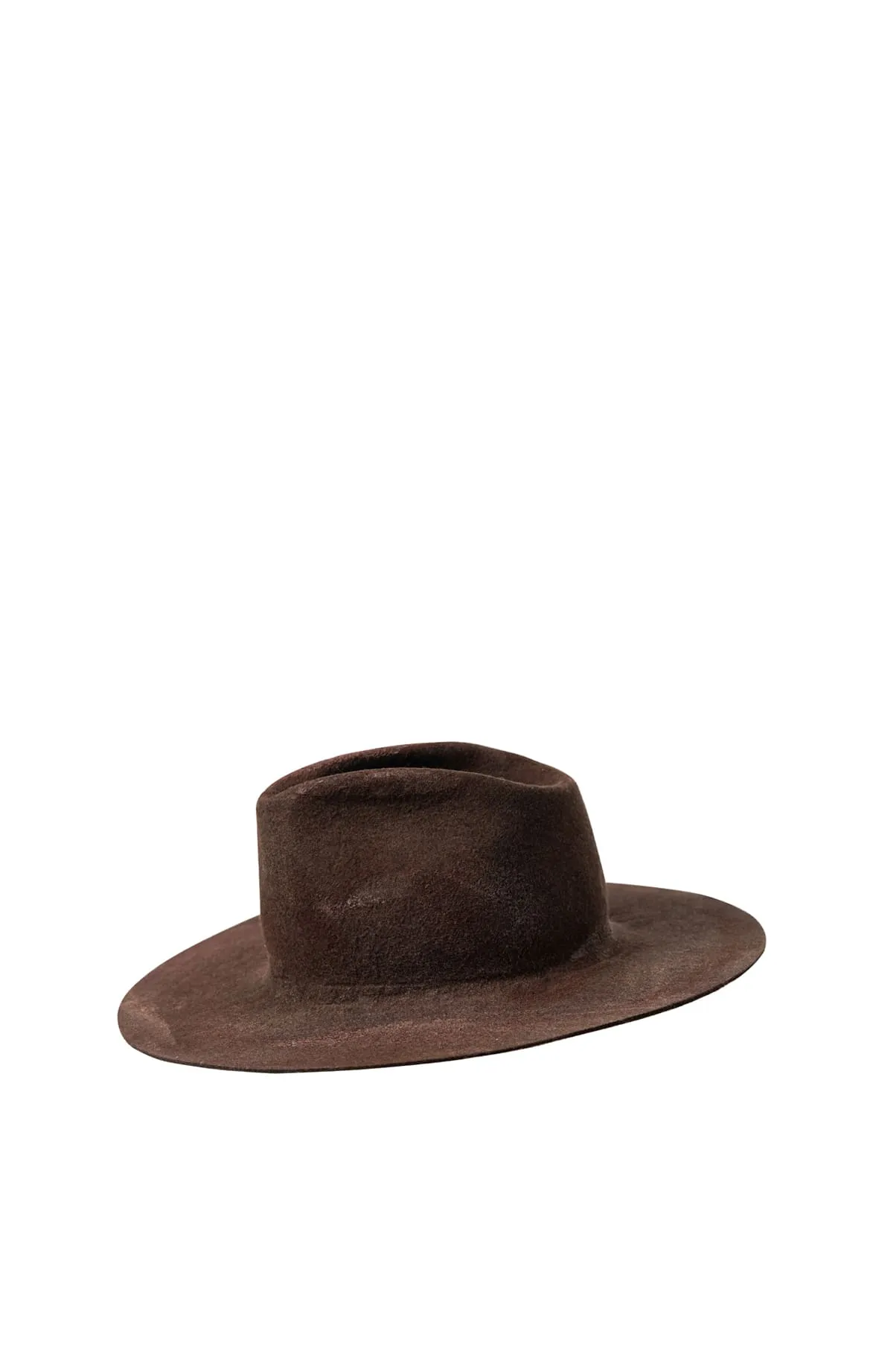 Rustic Brown Fedora Felt Hat