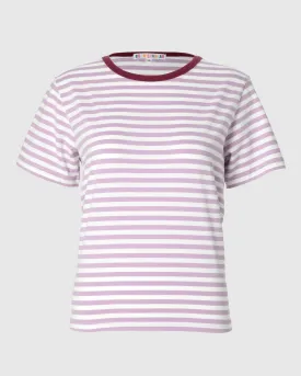 Sago Stripe Tee - Lilac Stripe